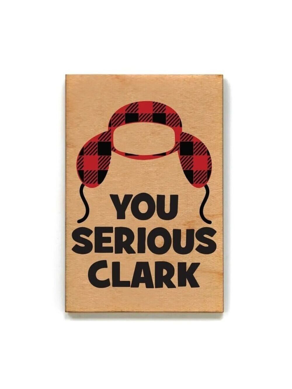 ($5) Christmas Vacation Wood Magnet - Clark